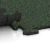 Großaufnahme vom Verbindungssystem von WARCO-Boden 0303 - Zwembadrandtegel im Farbdesign Engels Gras. Abmessungen 1000 x 1000 x 18 mm.