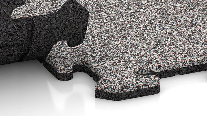 Puzzelverbinding met subtiel afgeronde afschuining