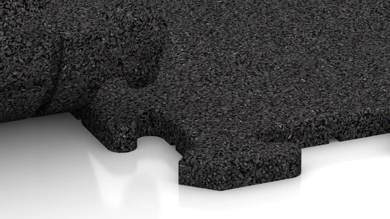 Puzzelverbinding met licht afgeschuinde voeg