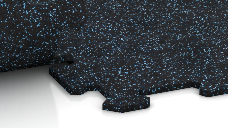 Uitgesneden puzzelverbinding zonder afschuining