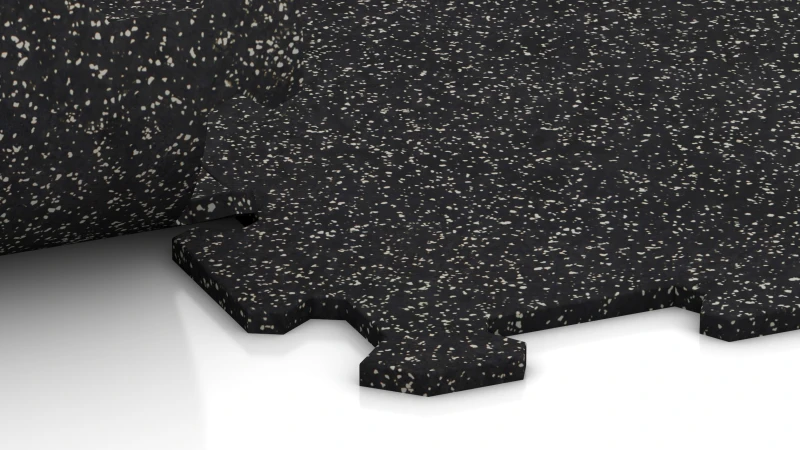 Uitgesneden puzzelverbinding zonder voeg