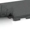 Großaufnahme vom Verbindungssystem von WARCO-Boden 1389 - Rubberen straattegels Classic im Farbdesign Leigrijs. Abmessungen 500 x 500 x 40 mm.