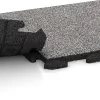 Großaufnahme vom Verbindungssystem von WARCO-Boden 5447 - Traptegel im Farbdesign Grijs Melange. Abmessungen 500 x 500 x 30 mm.