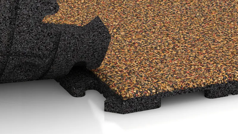 Verborgen puzzelverbinding met afgeronde afschuining