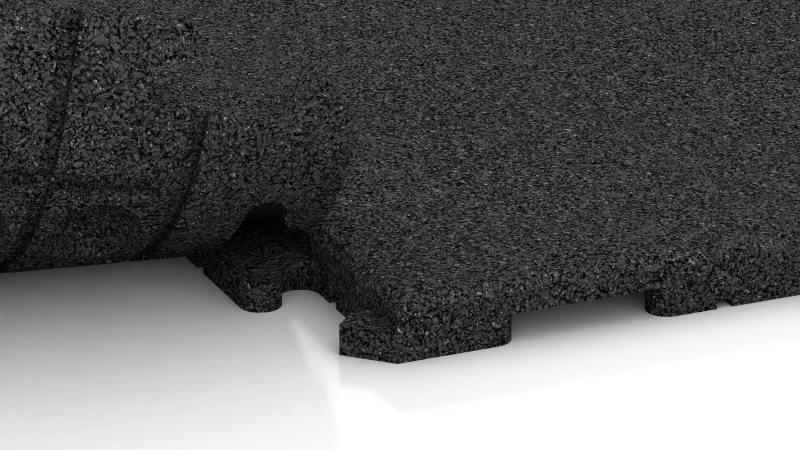 Verborgen puzzelverbinding met afgeronde afschuining