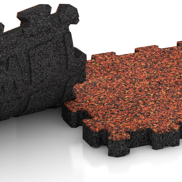 Großaufnahme vom Verbindungssystem von WARCO-Boden 5230 - Zwembadrandtegel zonder voegen im Farbdesign Etna. Abmessungen 30,6 x 30,6 x 3 cm | 0,094 m².