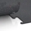 Großaufnahme vom Verbindungssystem von WARCO-Boden 3765 - Fitness Performance Elite Trainingsvloer im Farbdesign Licht Rood Gespikkeld. Abmessungen 500 x 500 x 10 mm.