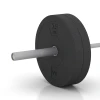 Großaufnahme vom Verbindungssystem von WARCO-Boden 6088 - Bumper Plate Slim im Farbdesign Antraciet. Abmessungen 15 kg | ø 45,4 x 5,85 cm.