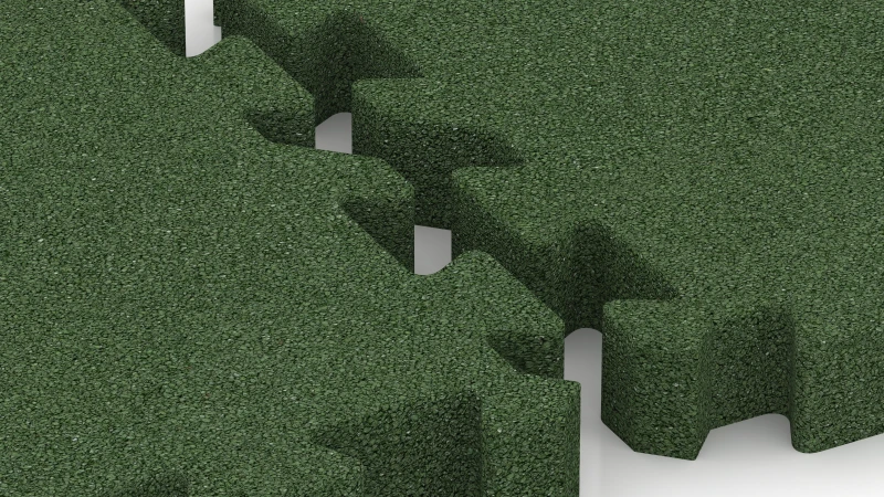 Puzzelverbinding met licht afgeschuinde voeg