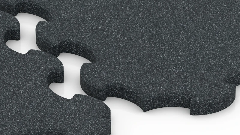 Geoptimaliseerde puzzelverbinding met afgeschuinde randen