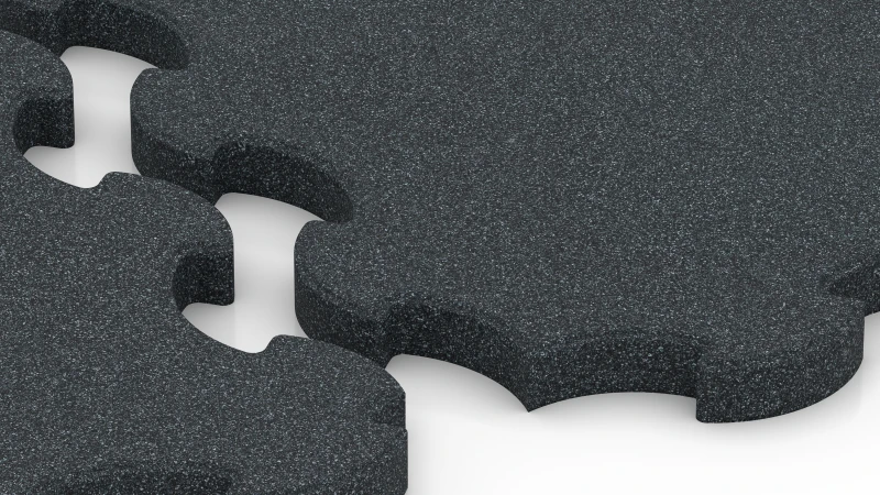 Geoptimaliseerde puzzelverzahning met lichte voeg