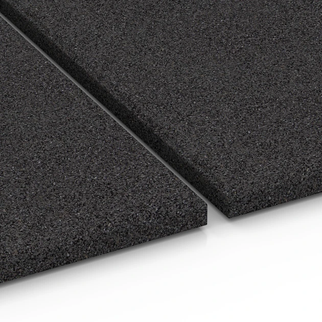 Großaufnahme vom Verbindungssystem von WARCO-Boden 6381 - Stalmat im Farbdesign Antraciet. Abmessungen 100 x 50 x 3 cm | 0,50 m².