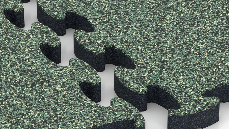 Geoptimaliseerde puzzelverzahning zonder voeg