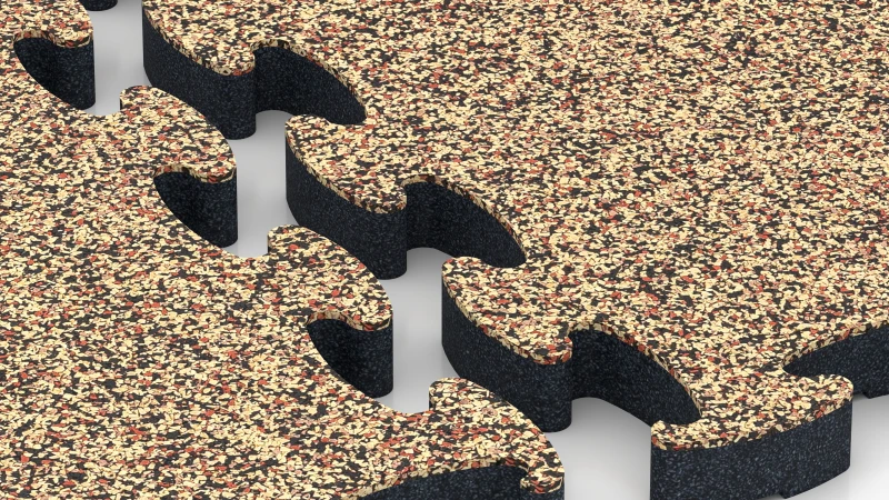 Geoptimaliseerde puzzelverzahning zonder voeg