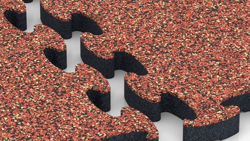 Geoptimaliseerde puzzelverzahning zonder voeg