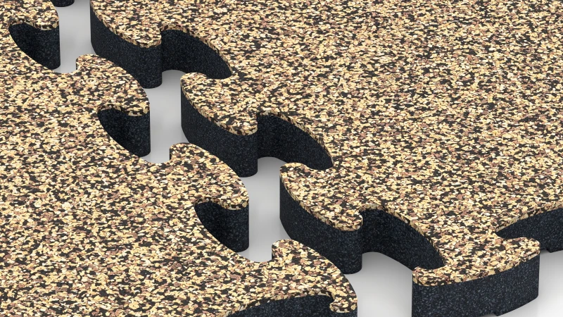 Geoptimaliseerde puzzelverzahning zonder voeg