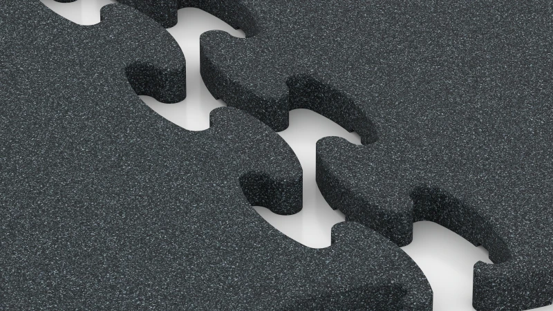 Geoptimaliseerde puzzelverzahning zonder voeg