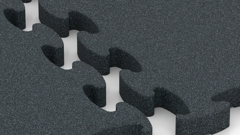 Geoptimaliseerde puzzelverzahning zonder voeg