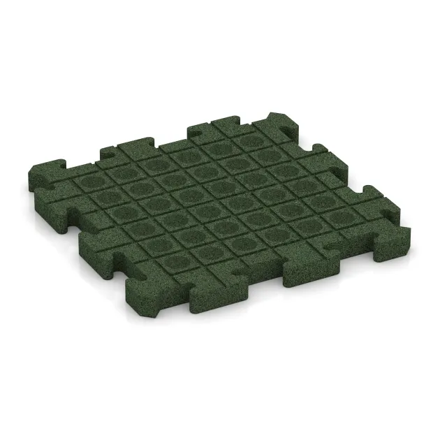 Aufsicht auf die Unterseite, also die Bodenseite von WARCO-Formteil 2980 - Loopbrug im Format 500 x 500 x 40 mm.