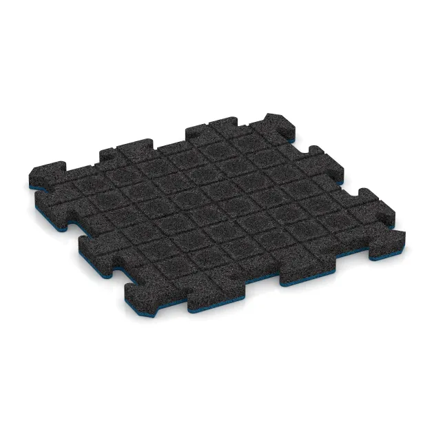 Aufsicht auf die Unterseite, also die Bodenseite von WARCO-Formteil 5310 - Buiten vlondertegel im Format 500 x 500 x 30 mm.