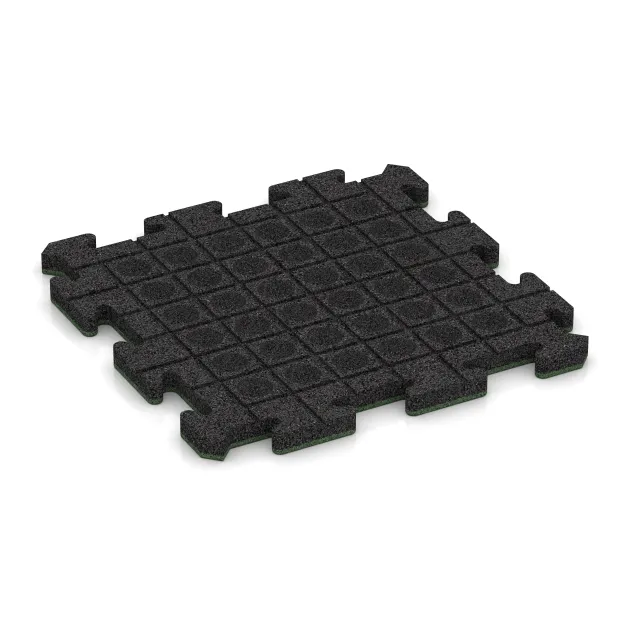 Aufsicht auf die Unterseite, also die Bodenseite von WARCO-Formteil 5240 - Buiten vlondertegel im Format 500 x 500 x 30 mm.