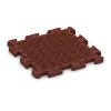 Aufsicht auf die Unterseite, also die Bodenseite von WARCO-Formteil 2816 - Zwembad onderplaat im Format 500 x 500 x 30 mm.