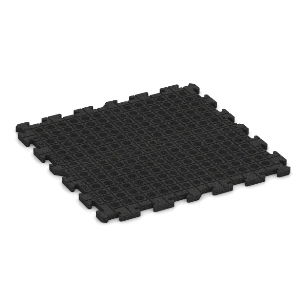 Aufsicht auf die Unterseite, also die Bodenseite von WARCO-Formteil 3324 - Speelplaats vloeren im Format 100 x 100 x 3 cm | 1,00 m².