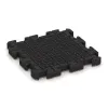 Aufsicht auf die Unterseite, also die Bodenseite von WARCO-Formteil 3064 - Rubberen straattegels im Format 500 x 500 x 50 mm.