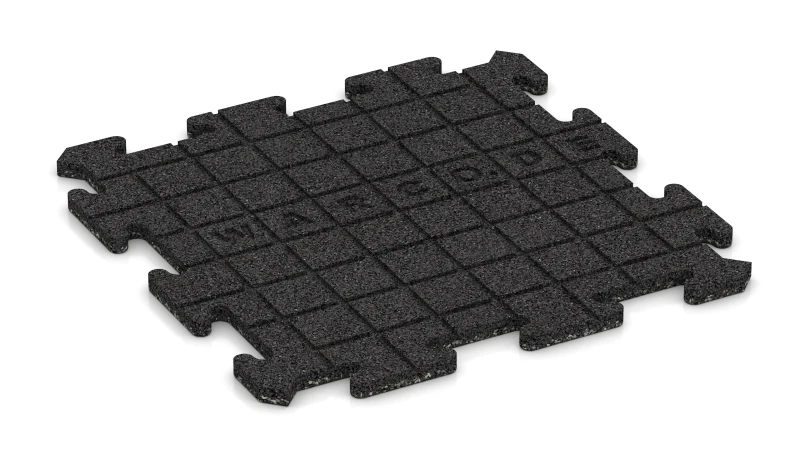 Drainagegroeven in een vierkant patroon – 4 mm diep