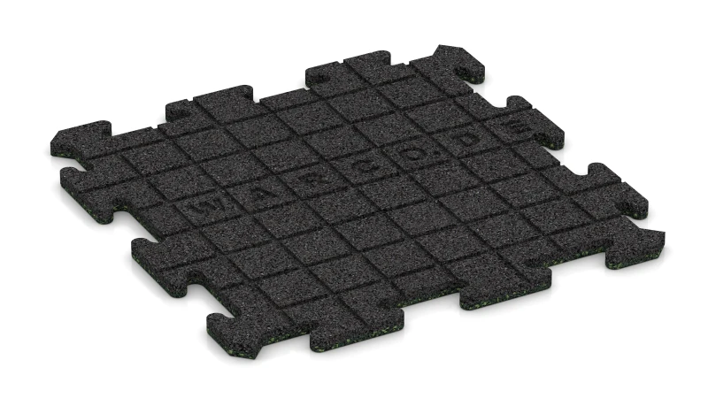 Drainagegroeven in een vierkant patroon – 4 mm diep