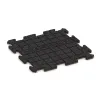 Aufsicht auf die Unterseite, also die Bodenseite von WARCO-Formteil 0129 - Zwembadrandtegel im Format 500 x 500 x 18 mm.