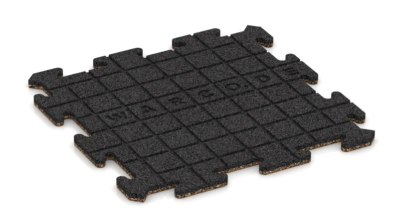 Drainagegroeven in een vierkant patroon – 4 mm diep