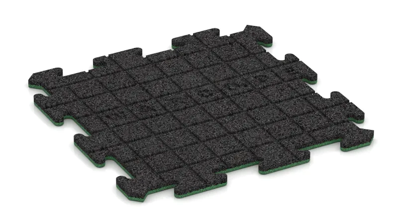 Drainagegroeven in een vierkant patroon – 4 mm diep