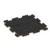 Aufsicht auf die Unterseite, also die Bodenseite von WARCO-Formteil 6204 - Fitnessvloer Mat 18 mm im Format 500 x 500 x 18 mm.