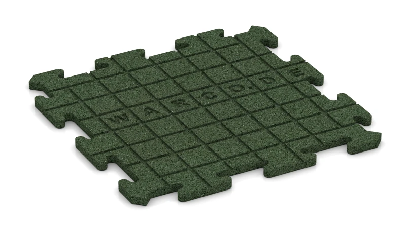 Drainagegroeven in een vierkant patroon – 4 mm diep