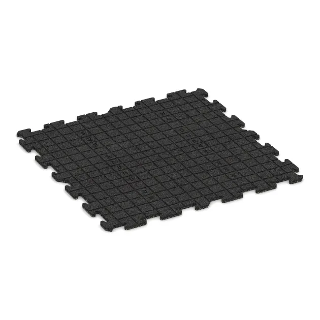 Aufsicht auf die Unterseite, also die Bodenseite von WARCO-Formteil 0300 - Zwembadrandtegel im Format 1000 x 1000 x 18 mm.