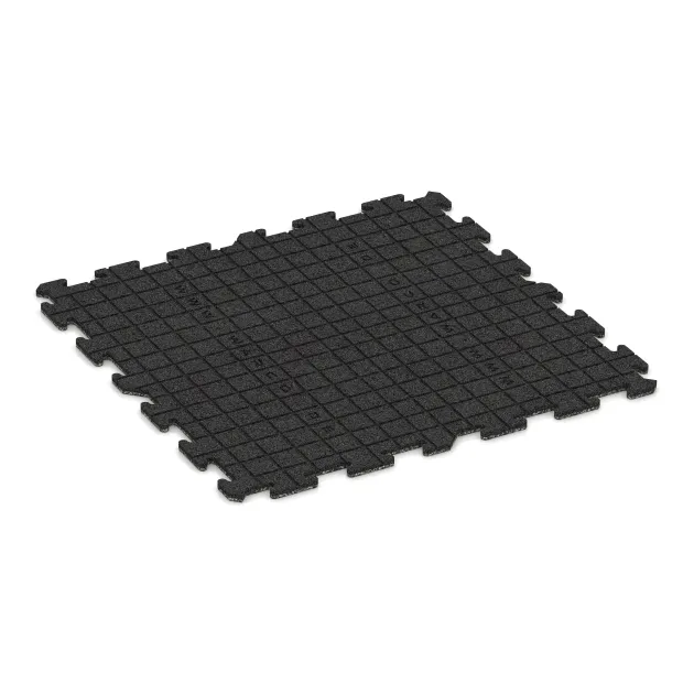 Aufsicht auf die Unterseite, also die Bodenseite von WARCO-Formteil 0301 - Zwembadrandtegel im Format 1000 x 1000 x 18 mm.