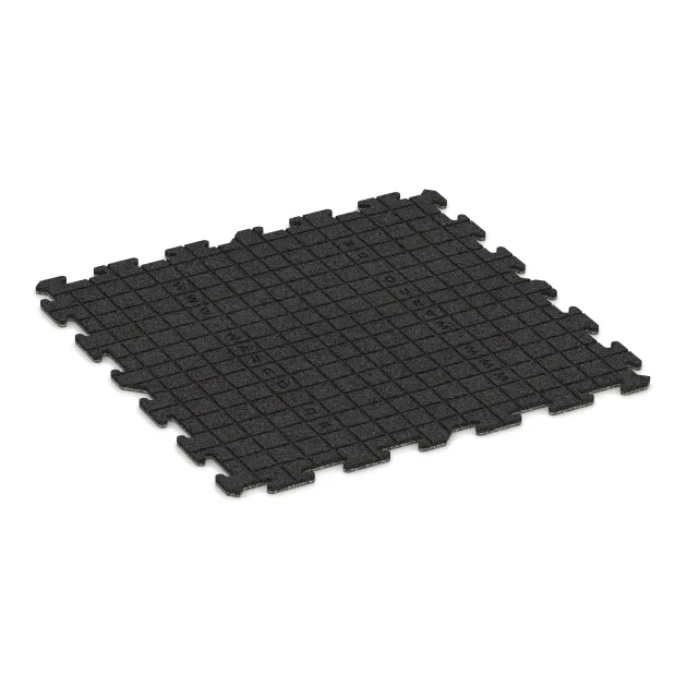 Aufsicht auf die Unterseite, also die Bodenseite von WARCO-Formteil 0302 - Zwembadrandtegel im Format 1000 x 1000 x 18 mm.