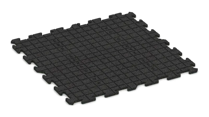 Drainagegroeven in een vierkant patroon – 4 mm diep
