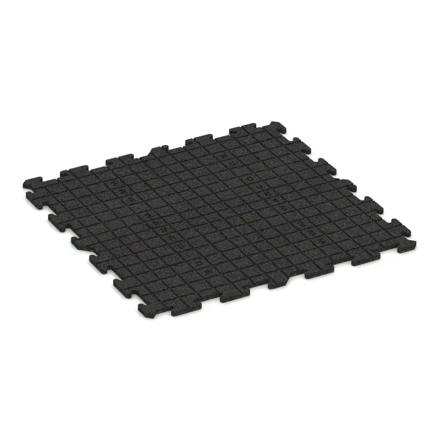 Aufsicht auf die Unterseite, also die Bodenseite von WARCO-Formteil 0303 - Zwembadrandtegel im Format 1000 x 1000 x 18 mm.