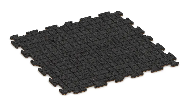 Drainagegroeven in een vierkant patroon – 4 mm diep