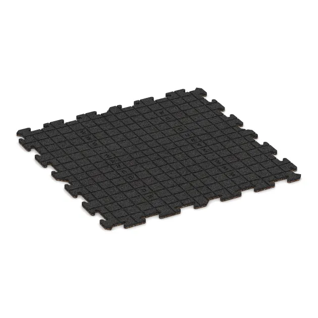 Aufsicht auf die Unterseite, also die Bodenseite von WARCO-Formteil 0305 - Zwembadrandtegel im Format 1000 x 1000 x 18 mm.