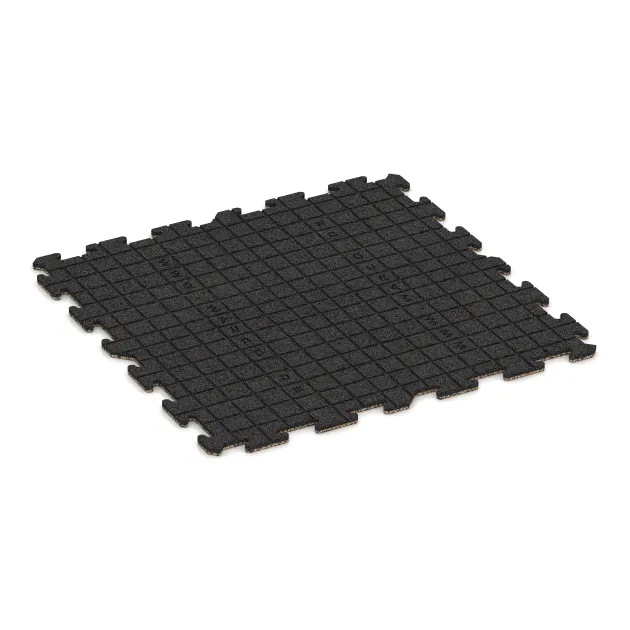Aufsicht auf die Unterseite, also die Bodenseite von WARCO-Formteil 0308 - Zwembadrandtegel im Format 1000 x 1000 x 18 mm.