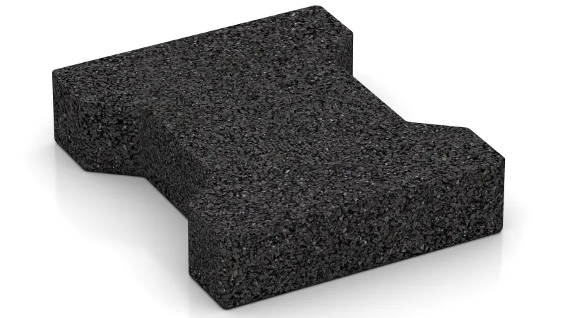 Klinkerbestrating, aan beide zijden bruikbaar