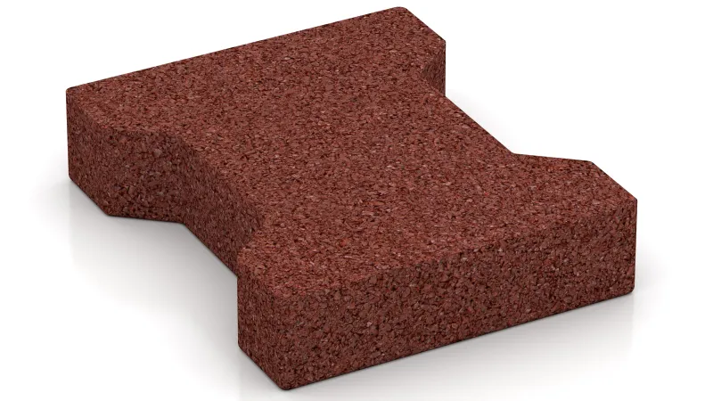 Klinkerbestrating, aan beide zijden bruikbaar