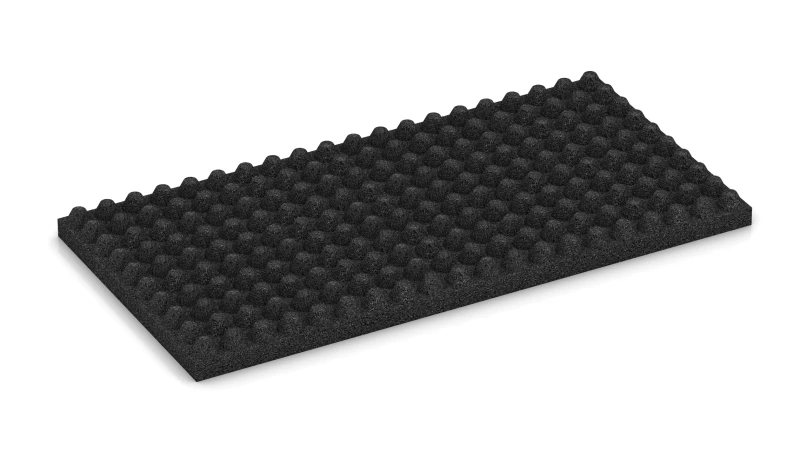 Structuur van 23 mm hoge afgeknotte kegels