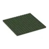 Aufsicht auf die Unterseite, also die Bodenseite von WARCO-Formteil 5664 - Rubber speelplaats tegels 4 cm - EN 1177 ≤ 110 cm im Format 1000 x 1000 x 40 mm.