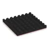 Aufsicht auf die Unterseite, also die Bodenseite von WARCO-Formteil 5540 - Rubber speelplaatstegel 4,5 cm - EN 1177 ≤ 135 cm im Format 500 x 500 x 45 mm.
