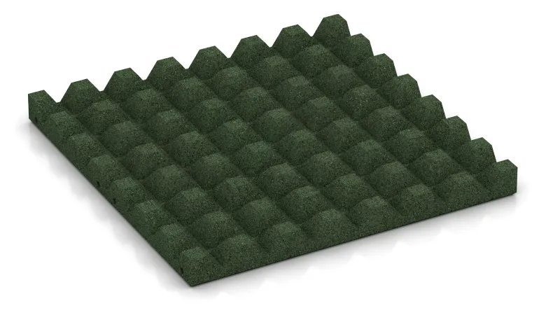 Structuur van 28 mm hoge afgeknotte piramiden