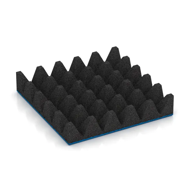 Aufsicht auf die Unterseite, also die Bodenseite von WARCO-Formteil 0735 - Valtegel im Format 500 x 500 x 100 mm.